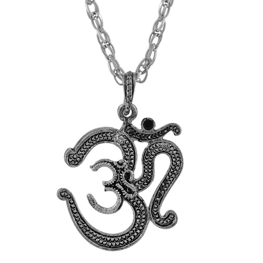 Silverplated OM Pendant