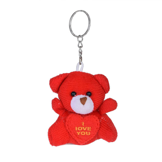 Fabrix Red Teddy keyring Valentine gift keychain