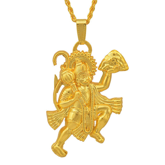 Goldplated Hanuman Pendant