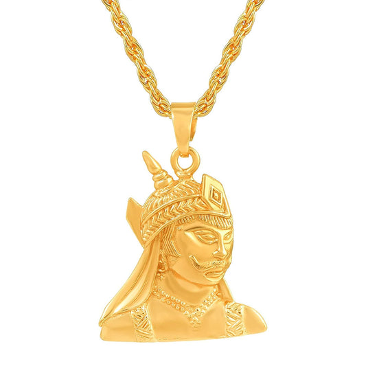 Goldplated Prithviraj Chauhan Pendant