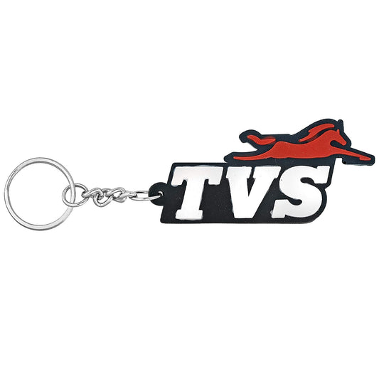 PVC, TVS Logo all weather keyring Keychain