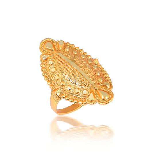 Goldplated Brass Handmade Fashion Fingerring Women Jewellery