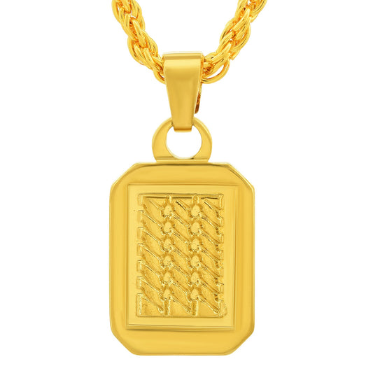 Goldplated Biscuit Pendant (PCJK2976)