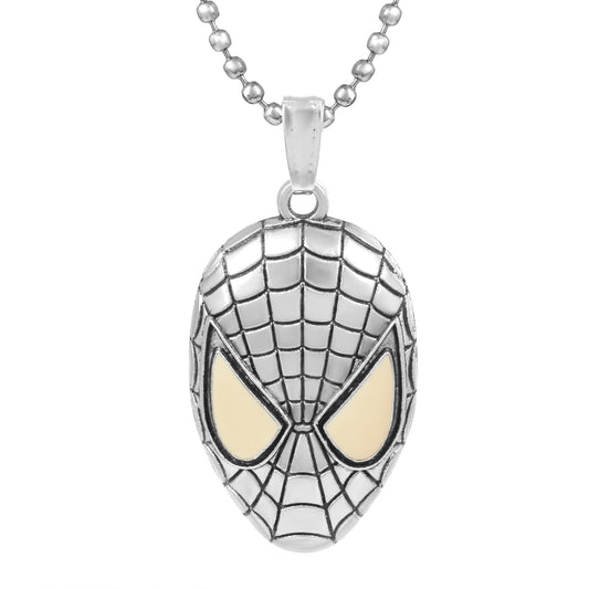 Silverplated Spiderman Pendant