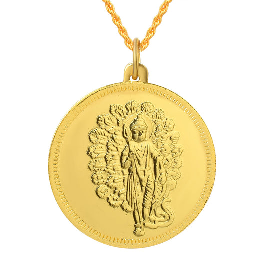 Goldplated Sarvana Kartikeya Pendant