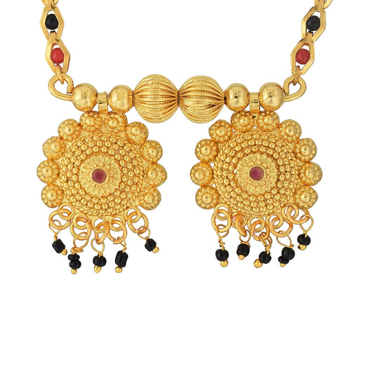 Gold plated Brass,2 wati,Traditional Mangalsutra Women