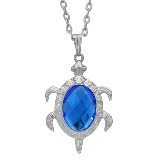 Silverplated Tortoise Vastu Pendant