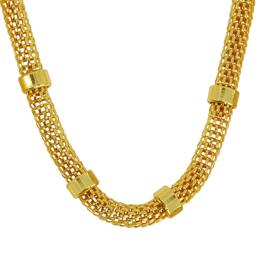 Micron Goldplated Thin & Hollow chain