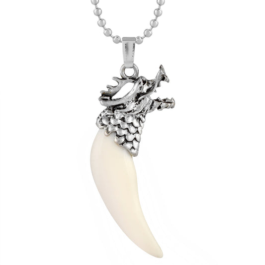 Faux Ivory Fashion Pendant