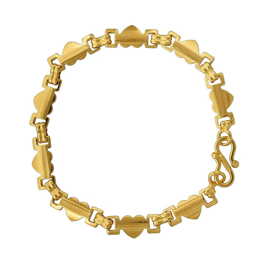 Micron Goldplated Heartshape Bracelet