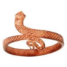 Copper Nag Snake challa fingerring