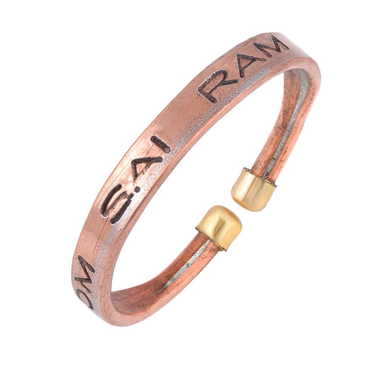 Copper SaiBaba Free size Kada