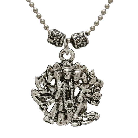 Silverplated Panchmukhi Hanuman Pendant