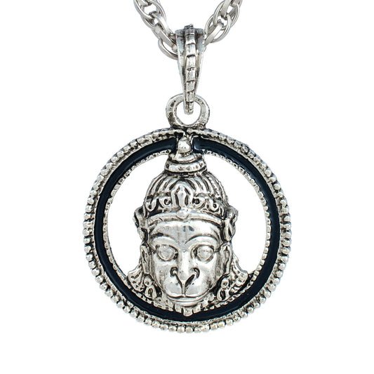 Silverplated Hanuman Pendant