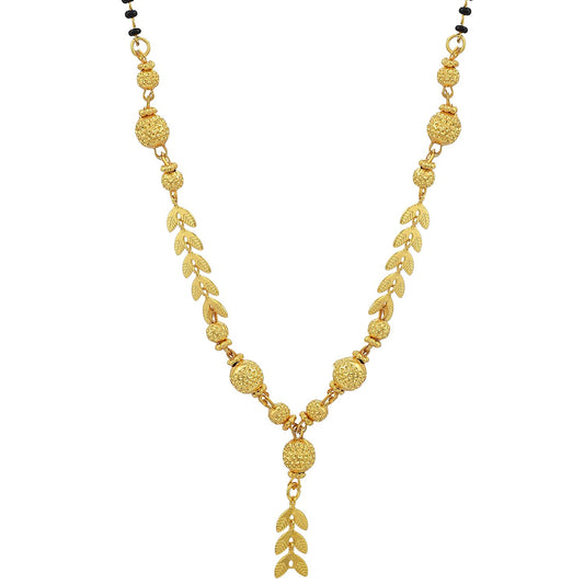 Gold plated Single strand Traditional Mangalsutra