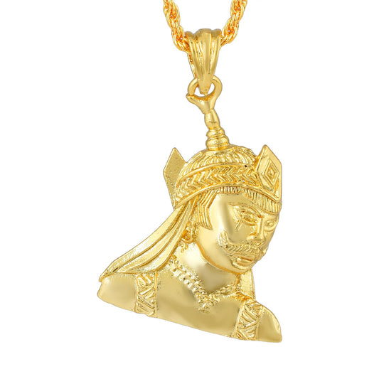 Goldplated Maharana Pratap Pendant