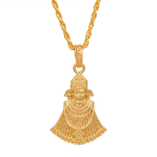 Goldplated Khatu Shyam Pendant