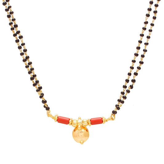 Gold plated Traditional Wati Mangalsutra Women