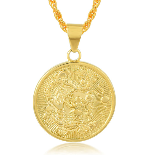 Goldplated Dragon Pendant