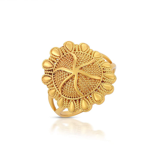 Brass Goldplated Handcrafted Fashion fingerring