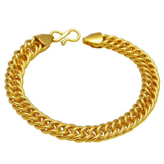 Micron Goldplated Interlink Bracelet