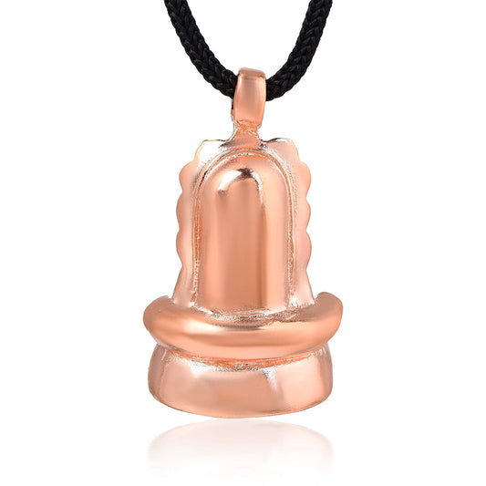 Brass Copper Finish Shiva Shivling Chain Pendant