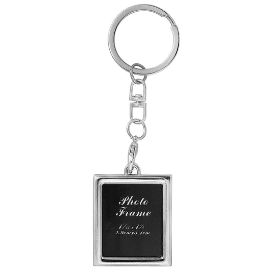 Stainless Steel Photo insert Keyring Keychain