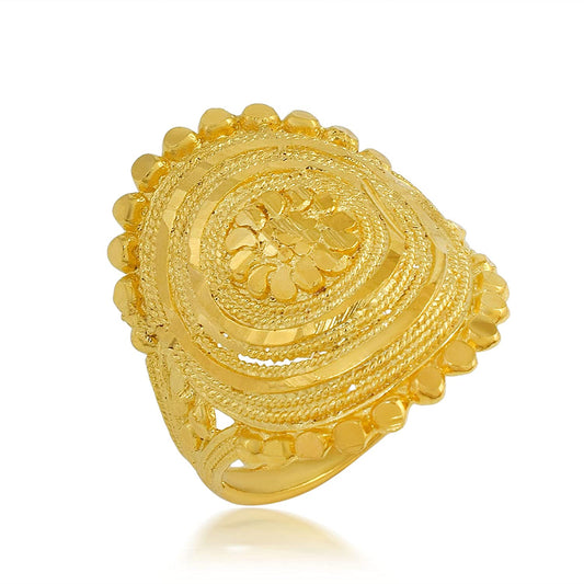 Gold plated Traditional Handmade Wedding fingerring