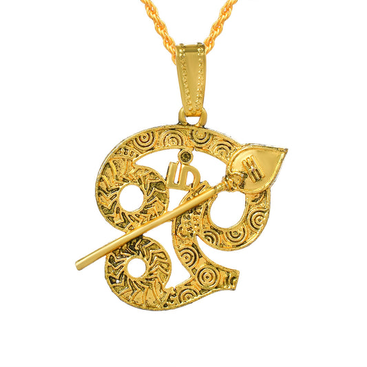 Goldplated Tamil OM Pendant