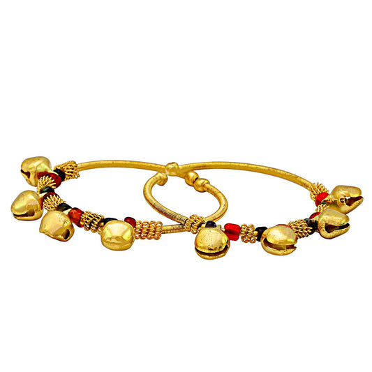 Gold Plated Kids Cuff Kada Nazariya