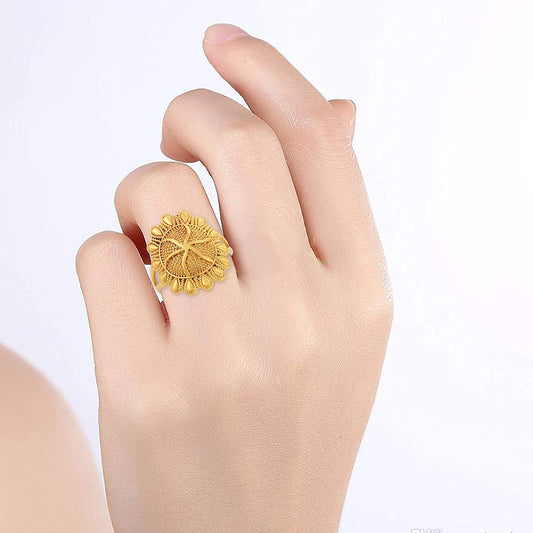 Brass Goldplated Handcrafted Fashion fingerring