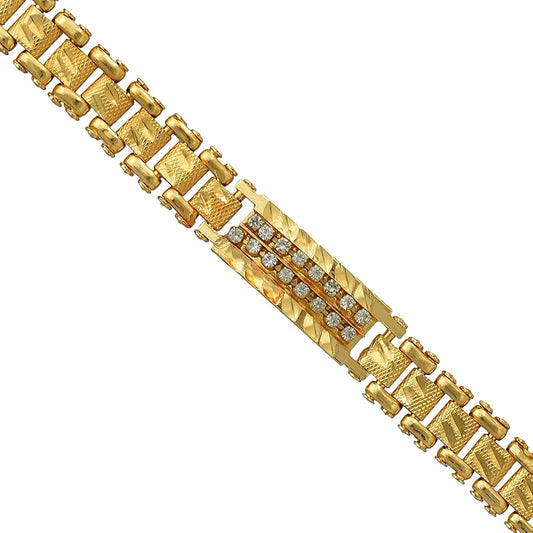 Goldplated Imitation Diamond Bracelet