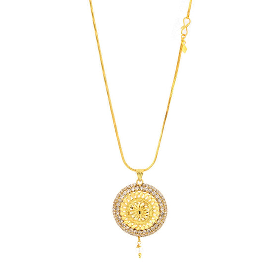 Gold Plated Imitation Diamond Fashion Pendant for Women (PCSV1024)