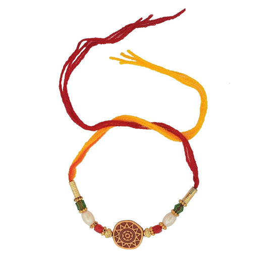 Combo of Suraksha Chakra design & Ram Rakhi Men Women