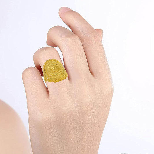 Gold plated Traditional Handmade Wedding fingerring