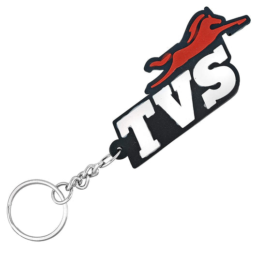 PVC, TVS Logo all weather keyring Keychain