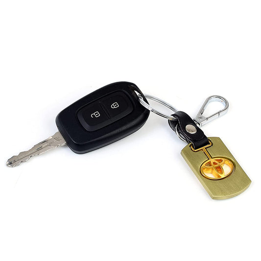 Brass Goldplated Stylish Keychain car Keyring