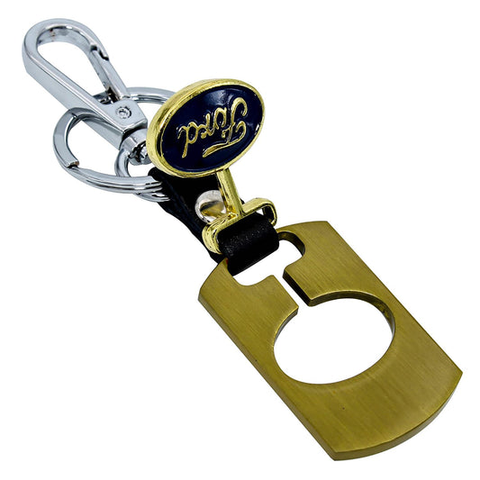 Gold plated, Brass stylish car keyring accessory