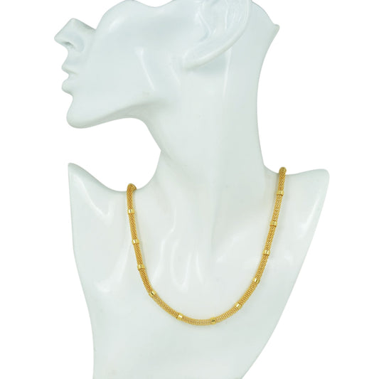 Micron Goldplated Thin & Hollow chain