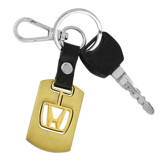 Goldplated Brass Car Keyring SUV keychain Car accessory