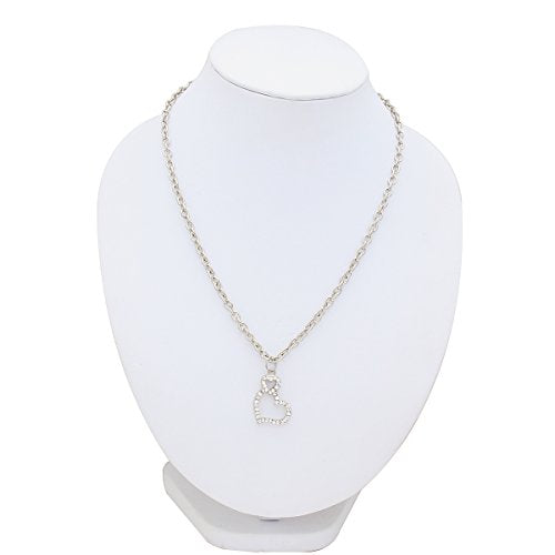 Silver plated Linking Heart CZ studded Pendant for Women