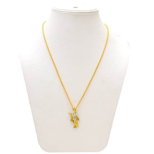 Goldplated CZ Krishna Pendant