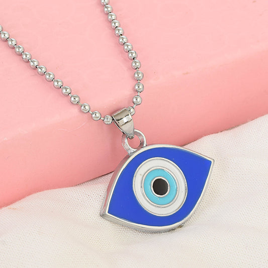 Silverplated Evil Eye Pendant