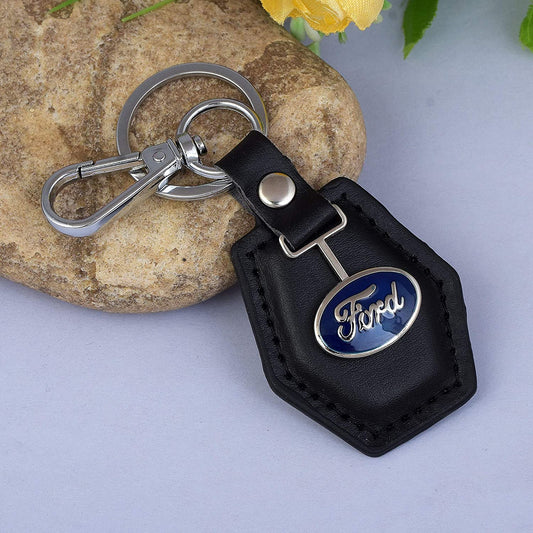 Leather Keychain Car keyring