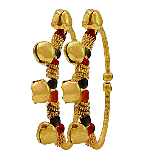 Gold Plated Kids Cuff Kada Nazariya