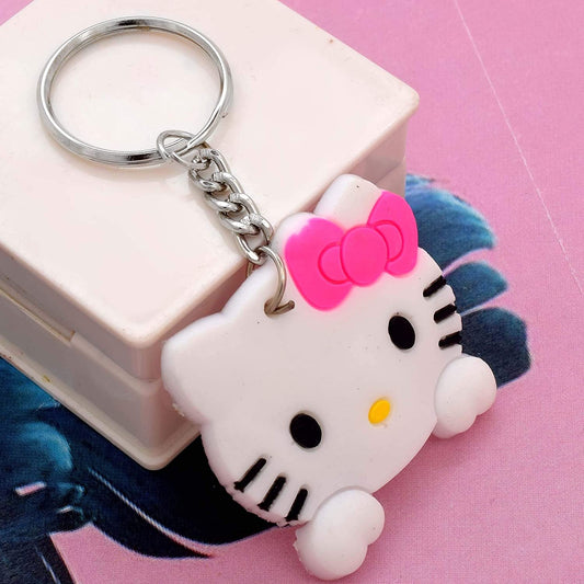 HELLO KITTY inspired keyring for Girls Kids birthday gift