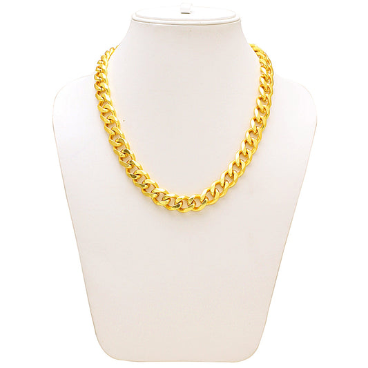 Micron Goldplated Short Chain necklace