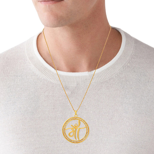 Goldplated Spiritual MA Pendant