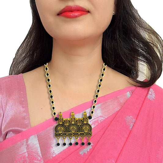 Gold plated Palki pattern Ethnic Fashion Mangalsutra Tradtional Women