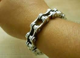 Tungsten Cycle Chain design heavy Bracelet